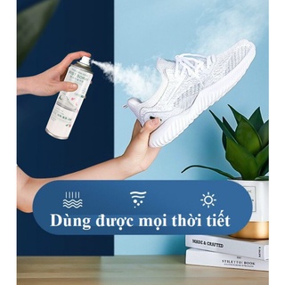 Chai xịt khử mùi giày, xịt thơm giày, xịt lạnh giảm nhiệt, công nghệ ION AG+ chống khuẩn