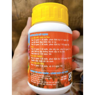 Đầu Trâu MK 701 Lọ 100g - NPK 10-30-20+TE - Phân Bón Kích Hoa Dành Cho Hoa Lan, Cây Kiểng