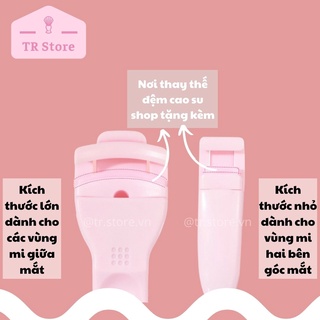 Set 2 bấm mi 2 kích thước Malian tặng kèm mút bấm mi