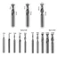 NOTE1 1 / 5 Chiếc CNC Thẳng Shank Steel 1-12mm Máy Dụng Cụ 2 Đầu Sáo Phay Cắt