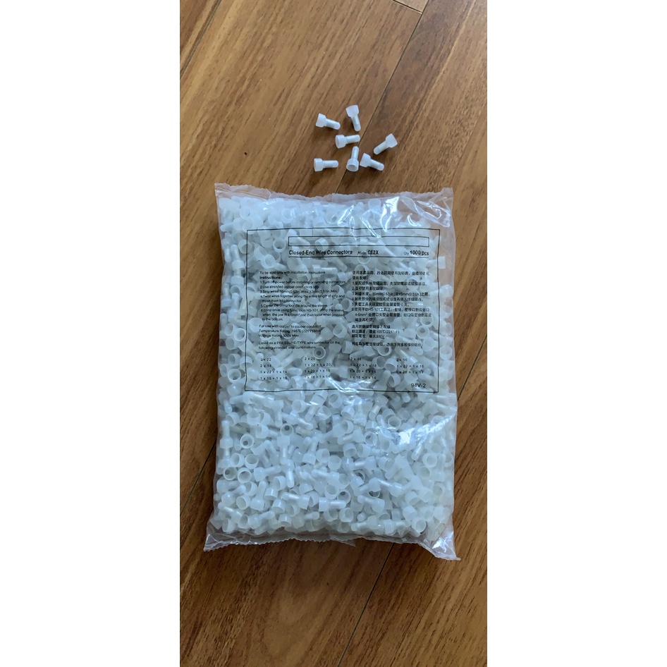 Đầu Chụp Cos Nón CE2X - đầu nối dây điện CE (gói 1.000c)
