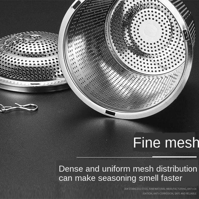 Bộ Lọc Trà Lá Rời Thép Không Gỉ 304 - Loose Leaf Tea Infuser Filters, Mesh Spice Steeper Reusable & Dishwasher Safe (Dễ Vệ Sinh)