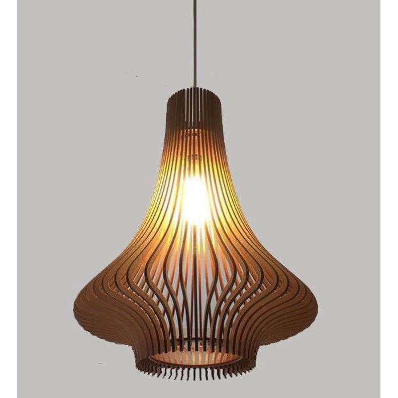 Đèn decor trang trí nội thất Gỗ DIY 089