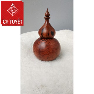 Hộp Đựng Tăm Hồ Lô Gỗ Hương Tiện Nuyên Khối