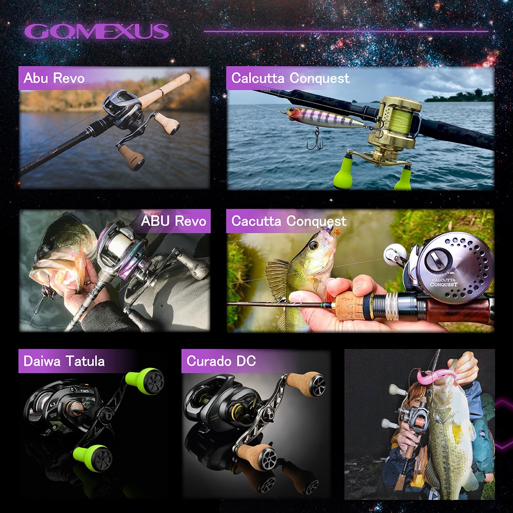 Ảnh Núm quay cần câu cá GOMEXUS TPE/CORK 27mm cho Shimano Ultegra Stella Daiwa Caldia Certate Ryobi Minipower Nova A27 CA27 4
