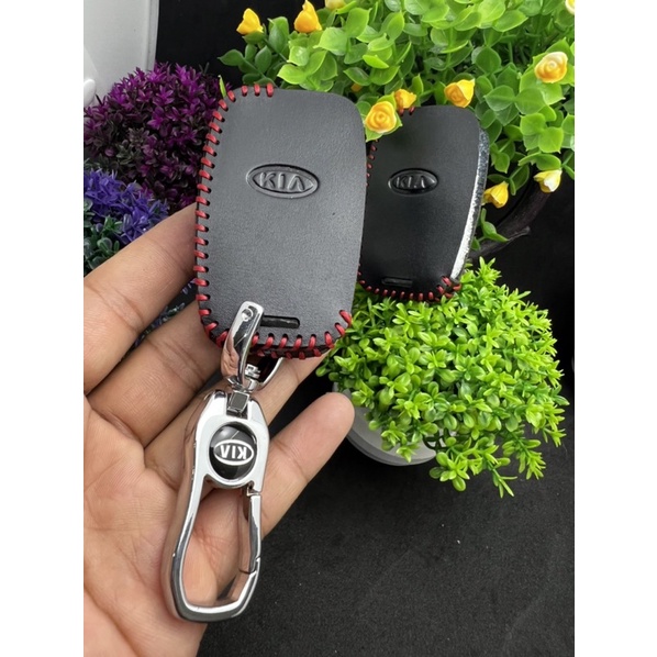 Bao da khoá xe KIA soluto, k3, sorento ... bản 3 nút chìa gấp