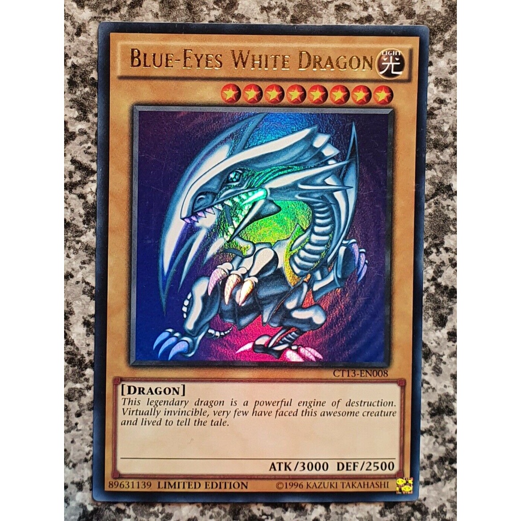 Yugioh Cards Yu-Gi-Oh! Blue-Eyes White Dragon Starlight Rare  BLMM-EN001  1st Edition Collectible Card Yugioh Deck