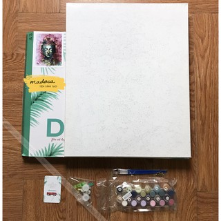 Tranh tô màu số hóa Madoca có khung 40x50cm chân dung Đức Phật T2042
