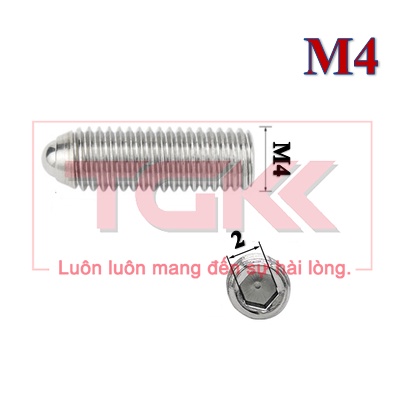 Vít trí đầu bi inox 304 M4 | Shopee Việt Nam