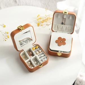 Hộp đựng trang sức Casegrace bằng da PU thiết kế nhỏ gọn tiện dụng tùy chọn màu sắc