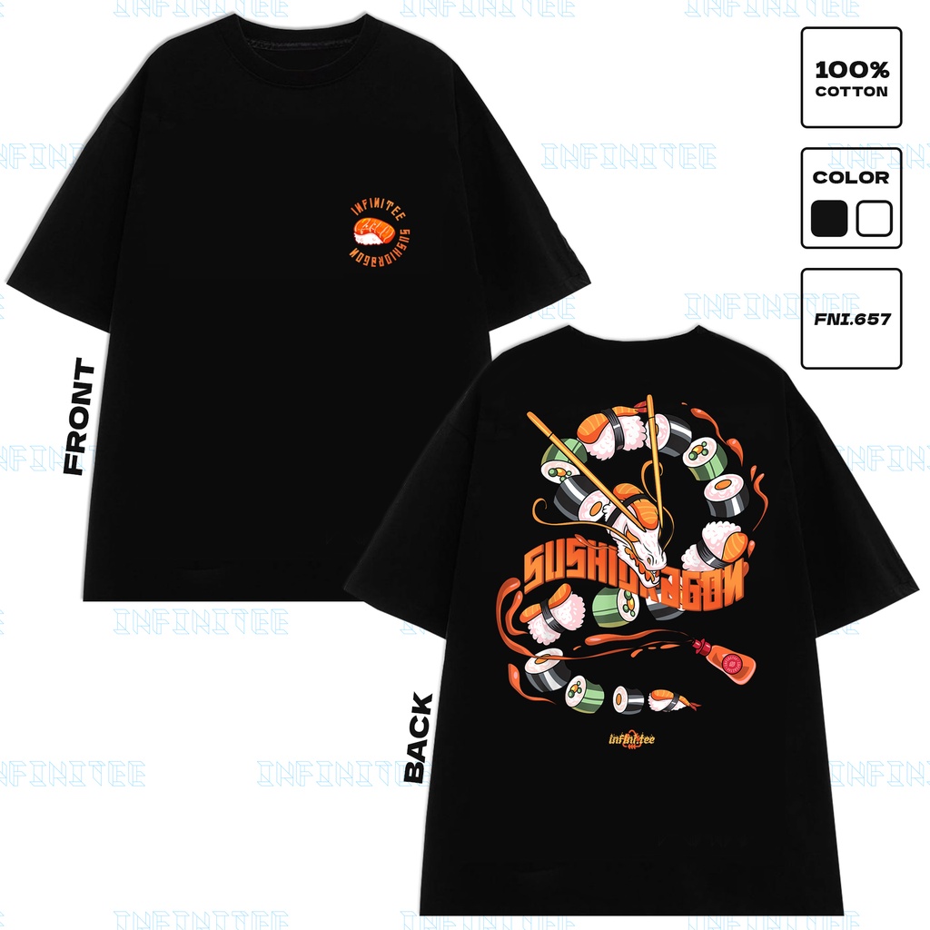 Áo thun INFINITEE Fni0657, Thun 100% Cotton - form rộng Unisex.