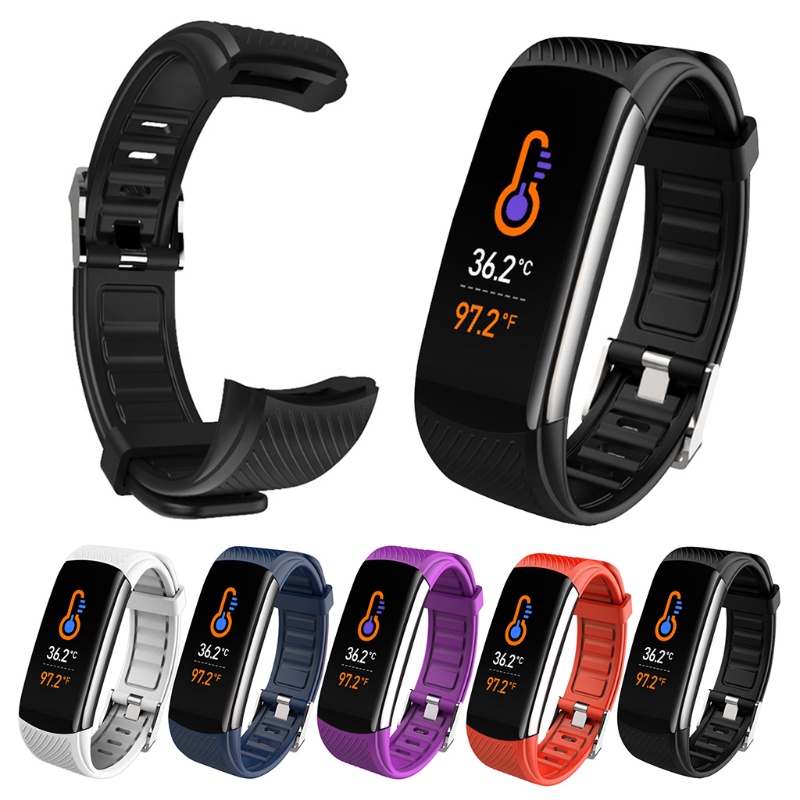 GOO Thay thế cho dây đeo đồng hồ thông minh cho vòng đeo tay chống nước TPU C5S C6S C6T