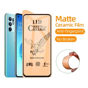 OPPO Reno7 7Z 7PRO Kính Cường Lực Mờ Mềm Gốm Cho OPPO Reno 6Z 6 5 4 3 Pro 4Z Bảo Vệ Màn Hình Chống Vân Tay