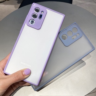 Ốp Điện Thoại Mờ Cho Samsung Galaxy S24 s23 S22 S21 S20 S10 S9 S8 Note 20 Ultra 10 Plus A72 A54 A53 A52 A71 A51 Vỏ PC Cứng TPU Ốp Lưng T06