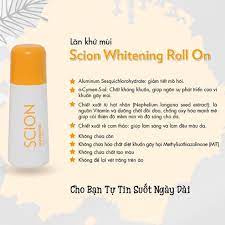 Lăn Khử Mùi Nữ Scion Whitening Roll On 75ml