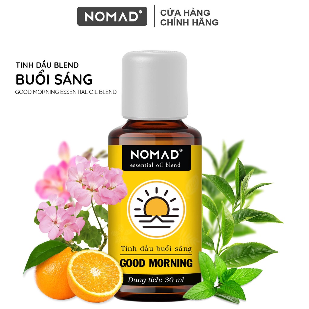 Ảnh Tinh Dầu Thiên Nhiên Giúp Tỉnh Táo Và Thư Giãn Buổi Sáng Nomad Essential Oil Blend - Good Morning 2