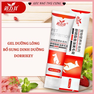 Gel dinh dưỡng Dorrikey cho chó dưỡng lông mềm mượt, tăng cường miễn dịch (130g)