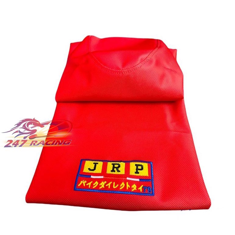 Da yên THÁI Đỏ chữ JRP nhật gắn nhiều loại xe máy Hàng chất vân 3D rất đẹp