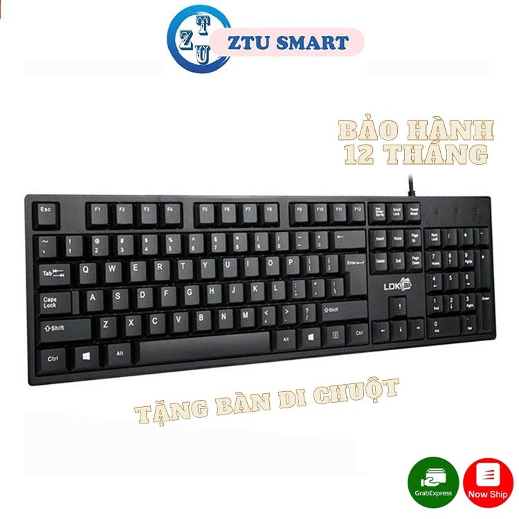 Mô tả Bàn phím có dây văn phòng ZTU SMART Lokal chống ồn - 1