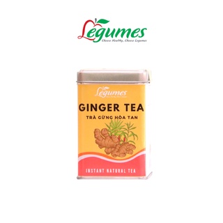 Trà Gừng Hòa Tan Légumes 200g - Ginger Tea Nguyên Chất, Ấm Cơ Thể, Giảm Cảm, Tốt Cho Tiêu Hóa