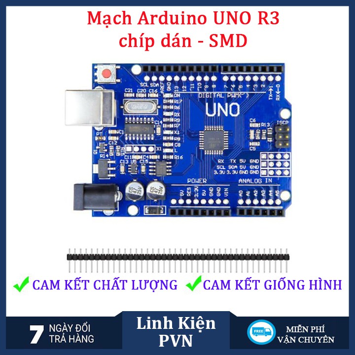 Mạch thích hợp phát triển ARDUINO UNO R3 | Shopee Việt Nam