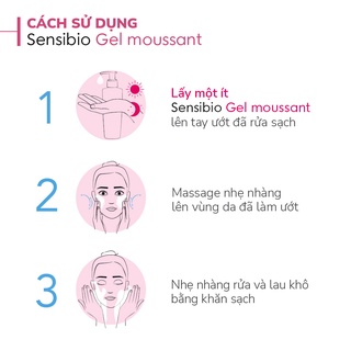 [QUÀ TẶNG KHÔNG BÁN] Gel rửa mặt tạo bọt cho da nhạy cảm Bioderma Sensibio Gel Moussant - 8ml