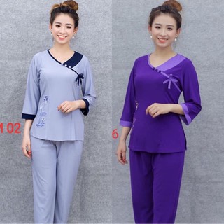 Thun Tim Nơ # Đủ Màu # Quần Áo Đi Chùa Nữ
