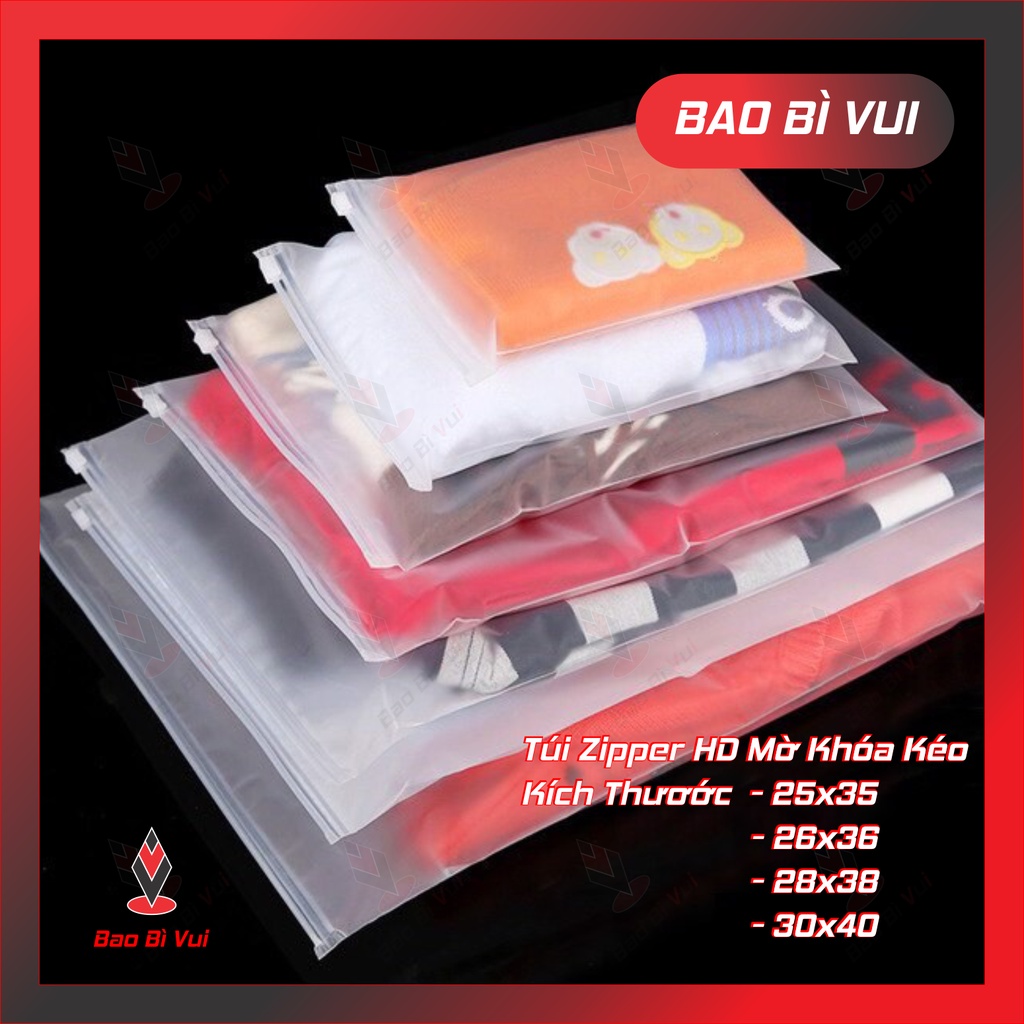 Túi zip mờ - BAO BÌ VUI