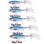 Hộp 5 Mồi Câu Cá Giả Bằng Kim Loại 7g / 10g / 15g / 20g / 30g