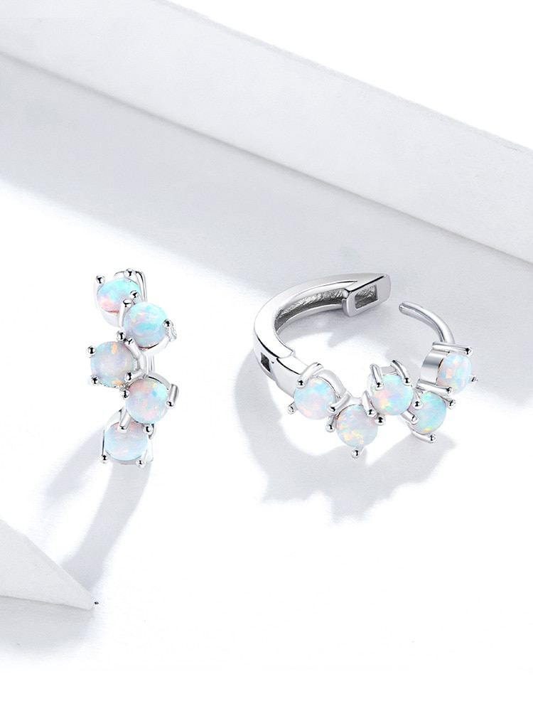 BAMOER Bông Tai Bạc 925 Hình Vòng Bắt Giấc Mơ Độc Đáo Thời Trang 2020 Mới bijoux Sce9411