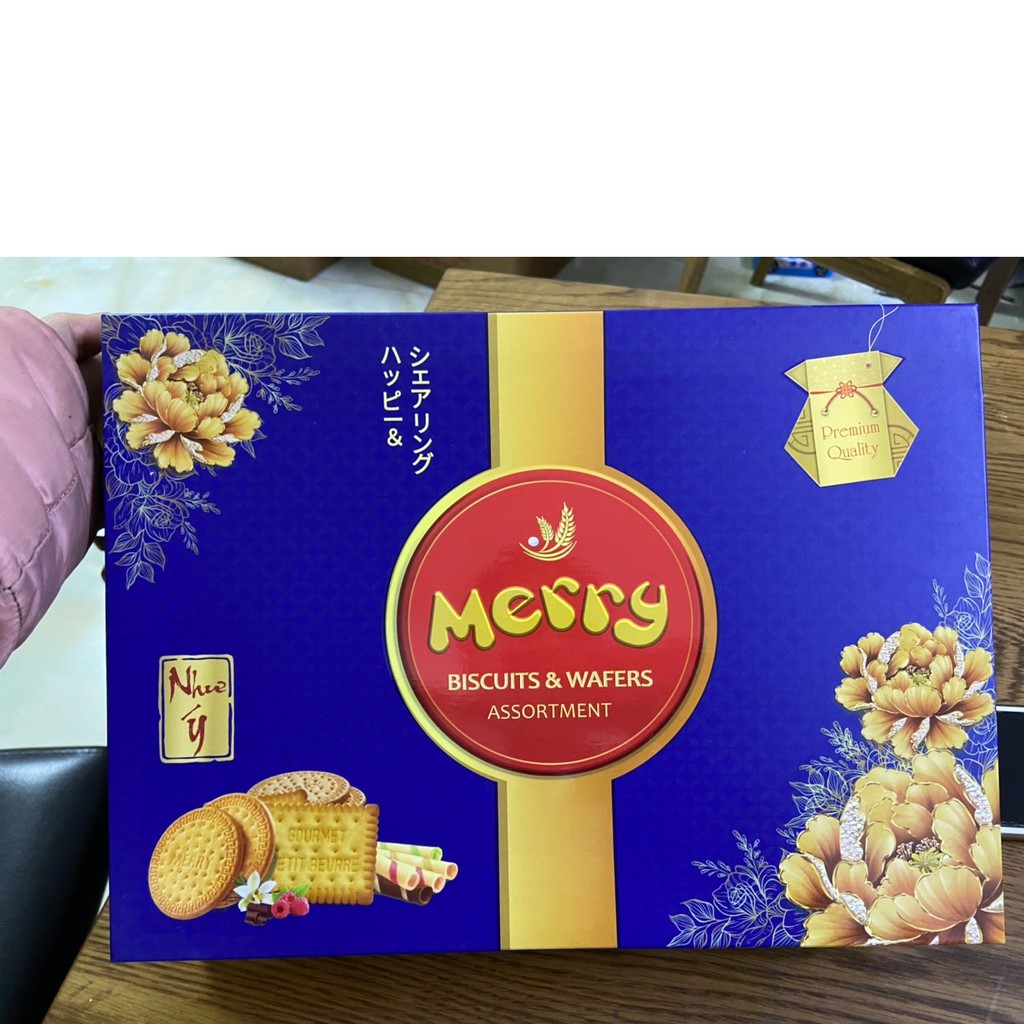 HÔP BÁNH QUY NHƯ Ý MERRY BÁNH QUY MIX 800G | Shopee Việt Nam