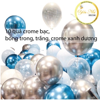 Mix 10 bóng trang trí sinh nhật, trang trí tiệc cưới siêu đẹp, Yến Nhi Shop