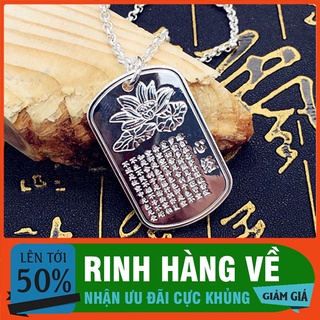 Mặt Dây Khắc Kinh Chú Bát Nhã Tâm Kinh Giúp Khai Mở Trí Tuệ Tâm Nhãn Giúp Tâm Thanh Tịnh