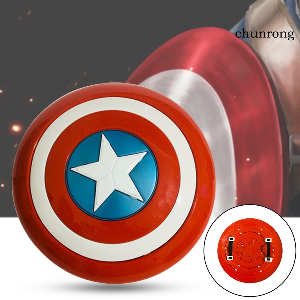 CR-Shield-Toy Sưu Tập Bề Mặt Mịn Đa Năng Avengers Captain Nhựa Shield-Toy Cho Halloween