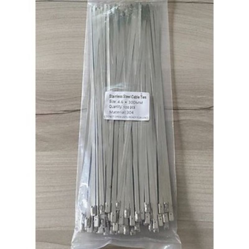 Dây rút inox 304 4.6 x 200mm & 4.6 x 300mm 4.6 x 400mm | Shopee Việt Nam