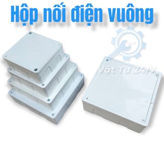 Hộp box nối dây điện Vuông hiệu Tiến Phát có lỗ chờ ống Pvc phi 20 chất ...