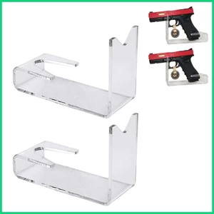 Bộ 2 Giá Đỡ Treo Súng Lục 5.5 X 2.5 X jiwvn Bằng Acrylic Trong Suốt