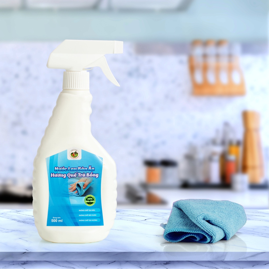 Ảnh Lau Bàn Ăn Hương Quế Trà Bồng 500ml 1