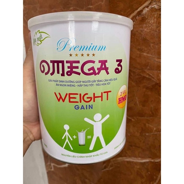 sữa bột Omega 3 WEIGHT GAIN tăng cân cho người gầy 900g Shopee Việt Nam