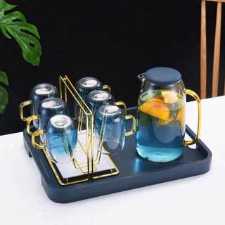 Khay úp cốc mạ vàng kèm khay hứng nước thiết kế hiện đại sang trọng,Giá úp cốc chén tiện lợi, dễ vệ sinh { H }