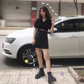 [Độc quyền] Giày Boot da cao gối ống rộng "TỰ DO" Kawaii Viet Nam - The Liberty over-the-knee Boots (ảnh thật)