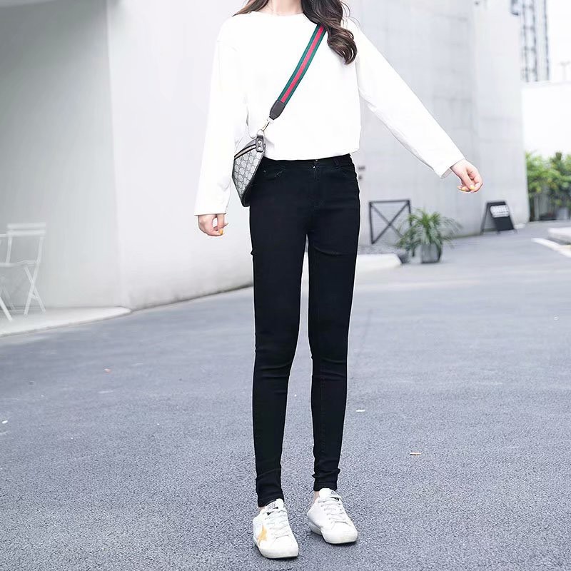 Ảnh Daduhey Quần Jean Skinny Lưng Cao Ôm Dáng Thời Trang 2020 Cho Nữ 2