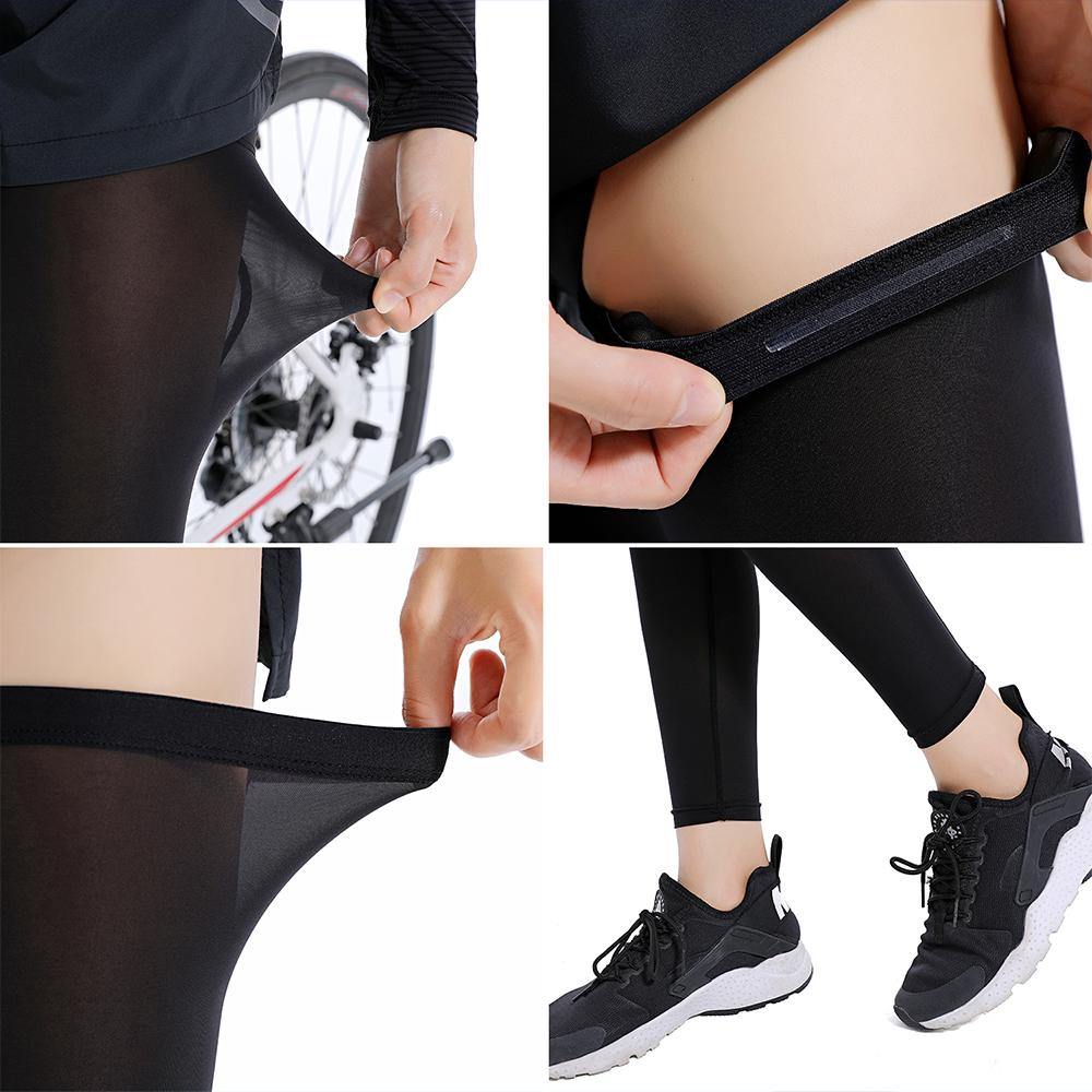 GOODH 1 Đôi Tay Dài Thể Thao Ngoài Trời Ice Silk Mùa Hè Bóng Đá Chân Tay