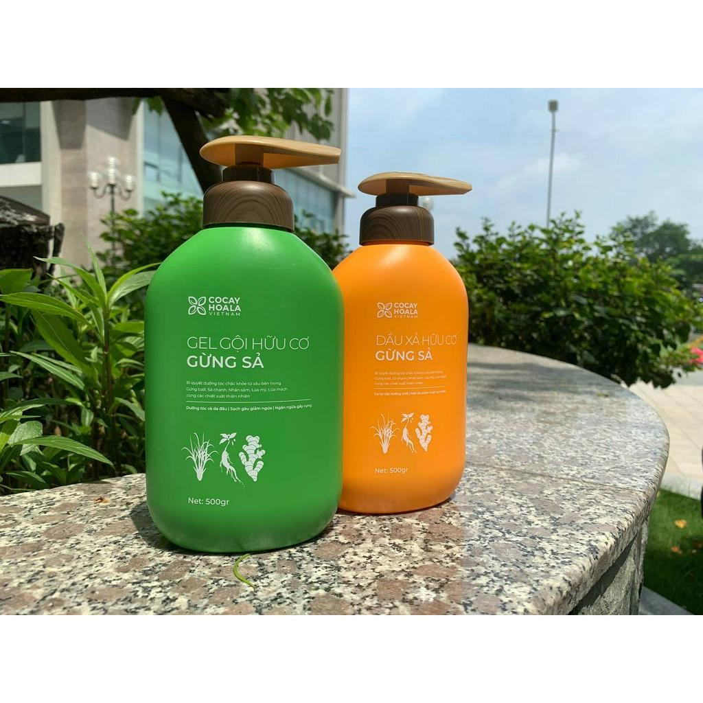 Ảnh Dầu Gội Xả Thảo Dược Gừng Sả 30g Ngăn Tóc Bết Dầu Cỏ Cây Hoa Lá 4