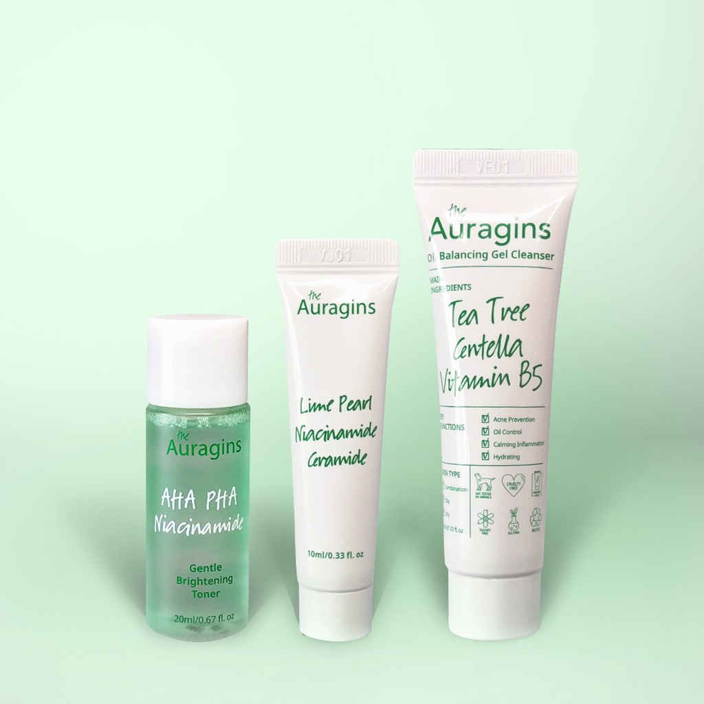 Ảnh Gel dưỡng ẩm ngừa mụn, giảm thâm The Auragins Skin Rescue Brightening Gel Cream 10ml 4