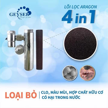 Bộ lọc tại vòi - lõi thay thế máy lọc nước tại vòi Geyser Euro M - Made in Russia