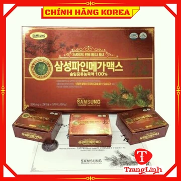 Tinh dầu thông đỏ hàn quốc Keukdong chính hãng, hộp 120 viên - tranglinhkorea