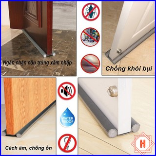 Thanh nẹp xốp chặn đáy khe cửa ngăn tiện dụng { H }