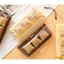 Hộp đựng bút, túi đựng bút bé bánh quy lông mịn kèm stiker bông dễ thương KT 21.5*4.5*9