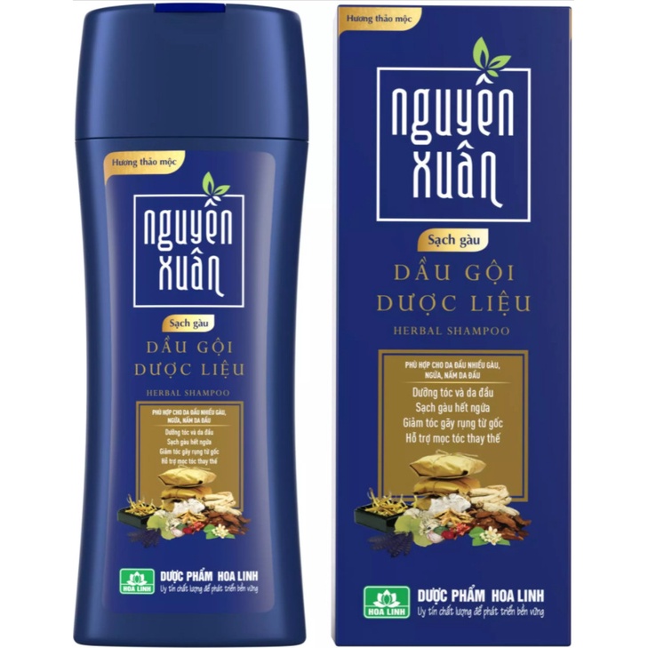 Ảnh Dầu gội dược liệu Nguyên Xuân dành cho da đầu gàu, dưỡng tóc mềm mượt NX6 4